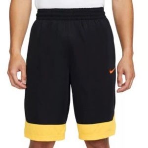 Nike Men's Dri-Fit Icon Basketball Shorts Black/Yellow
